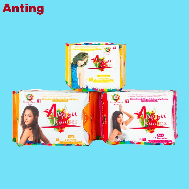 Customize Brand Name Far Infrared Lady Anion Sanitary Napkins Price in Indonesia Malaysia 8cm Width