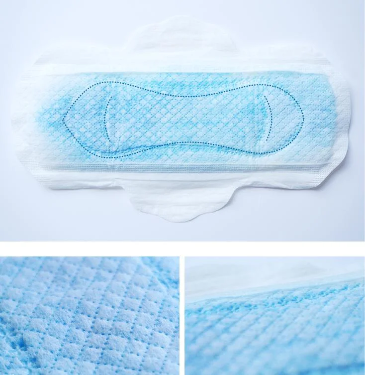 Antibacterial Fashion Sanitary Napkins with Imported Sap and Fluff Pulp for Women