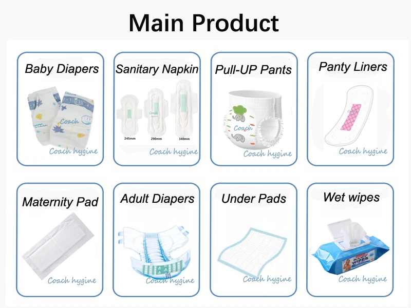 OEM Cheap Woman Pad Soft Comfortable Women Breathable High Quality Anion Cotton Sanitary Napkins for Lady China Factory Manufacturer Suppliers Sanitary Napkin