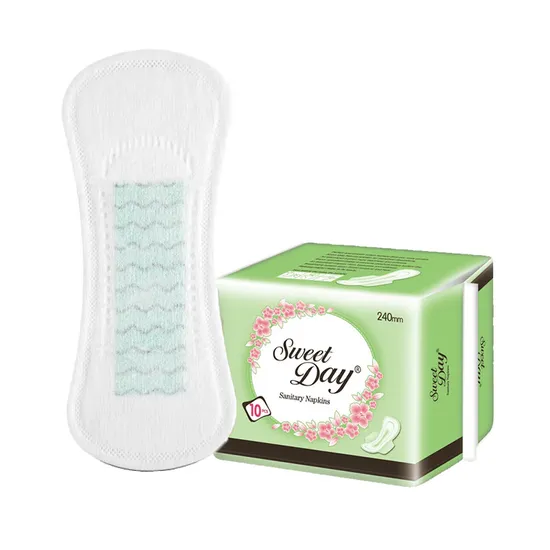 Hot Sale ISO 9001 Best Seller Natural Women Pads Airlaid Paper Bamboo Sanitary Napkin