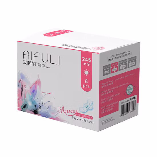 AAA Quality with Cheap Price Anion Sanitary Napkin Manufacturer Disposable Ultra Thin Lady Sanitary Pad with Good Quality