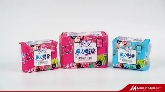 Anion Sanitary Napkins for Woman Ultra Thin Soft Overnight Free Sample 