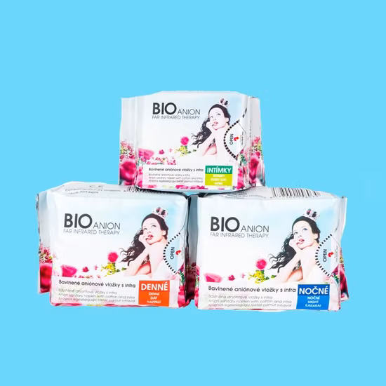 Wholesale Disposable Negative Ion Skin Care Lady Anion Sanitary Napkins