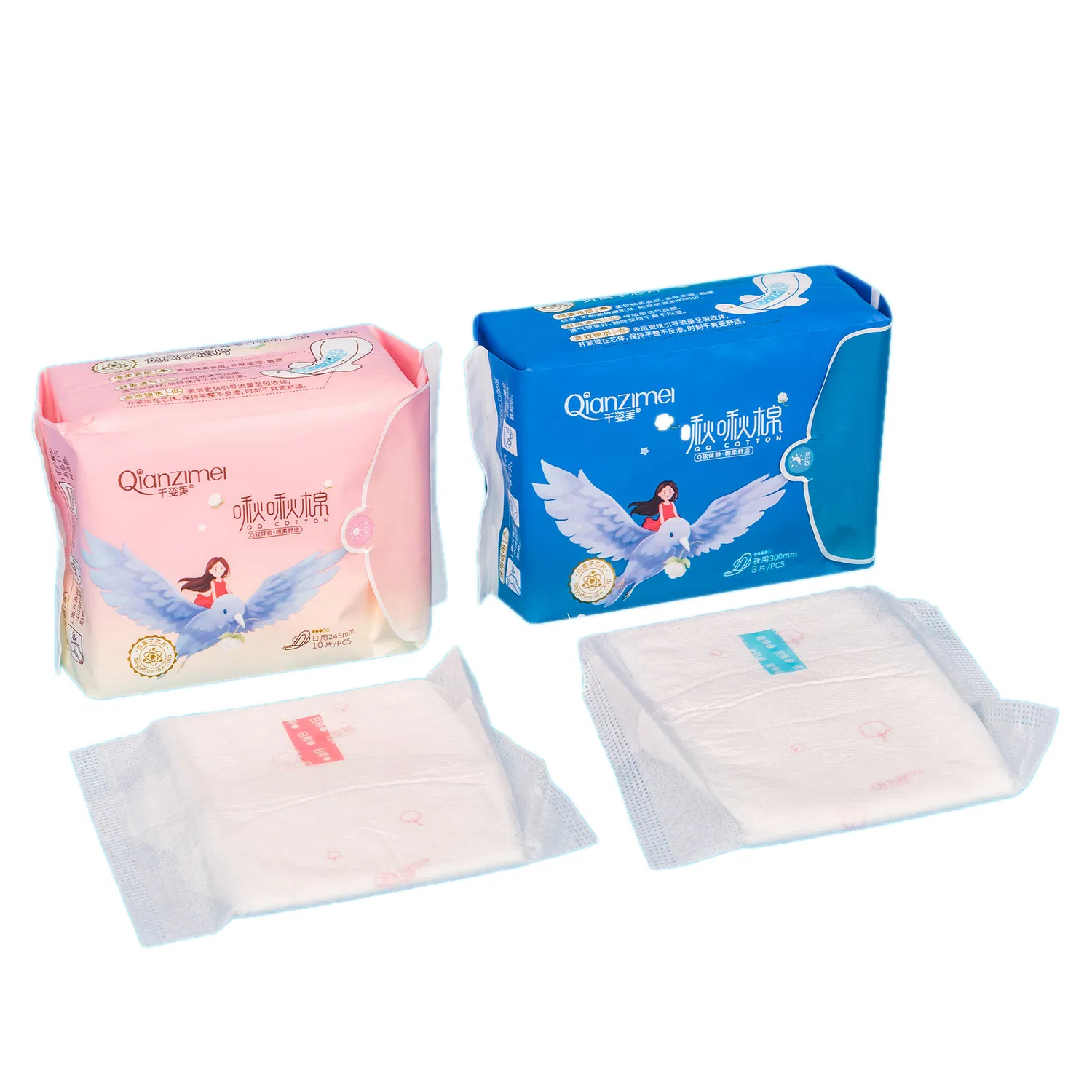 OEM Customized Lady Disposable Sanitary Napkin Pads