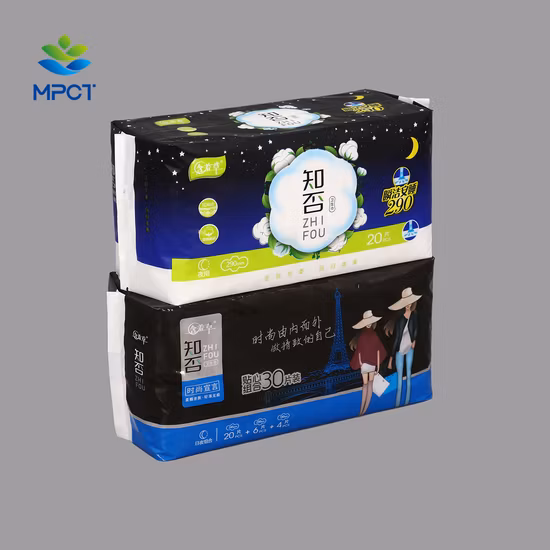 Disposable Antibacterial Careful Care Sanitary Napkins with No Allergic No Stimulation No Fragrance No Harmful Surface