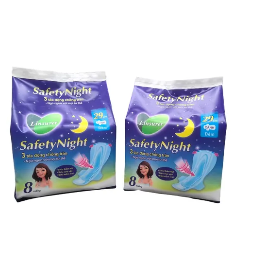 Natural Sanitary Napkins Breathable Antibacterial Sanitary Napkins 