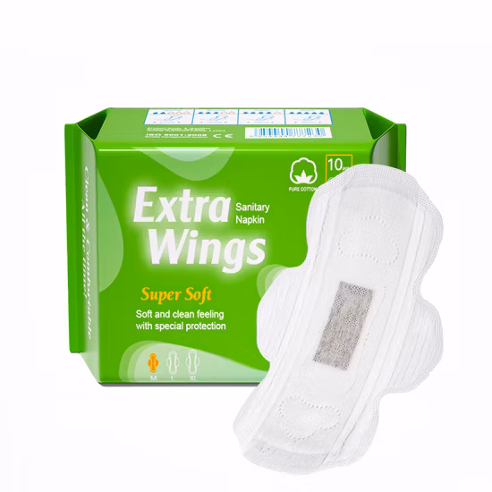 for Night Time Use Natural Disposable Bamboo Fiber Sanitary Napkins